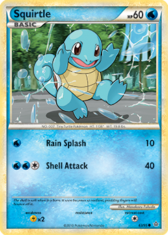 Squirtle 63/95 Pokémon card from Unleashed for sale at best price