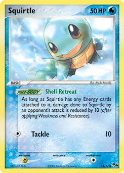 Squirtle 14/17 Pokémon card from POP 4 for sale at best price