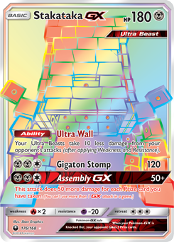 Stakataka GX 176/168 Pokémon card from Celestial Storm for sale at best price