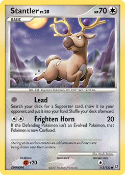 Stantler 113/132 Pokémon card from Secret Wonders for sale at best price