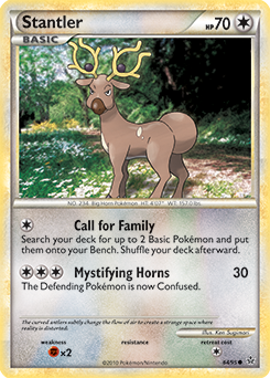 Stantler 64/95 Pokémon card from Unleashed for sale at best price