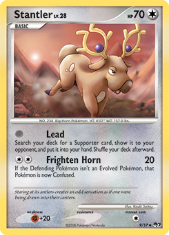 Carte Pokémon Stantler 9/17 de la série POP 7 en vente au meilleur prix