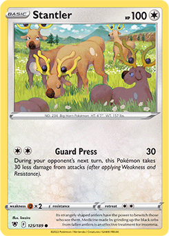 Stantler 125/189 Pokémon card from Astral Radiance for sale at best price