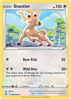 Stantler 208/264 Pokémon card from Fusion Strike for sale at best price