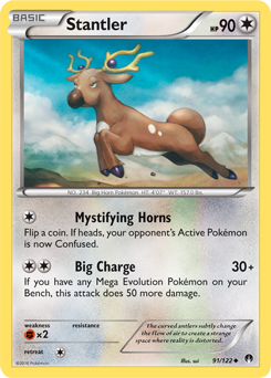 Stantler 91/122 Pokémon card from Breakpoint for sale at best price