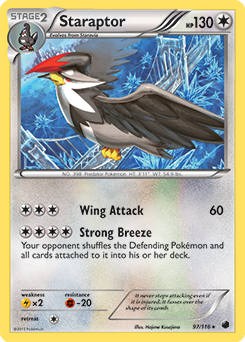 Staraptor 97/116 Pokémon card from Plasma Freeze for sale at best price