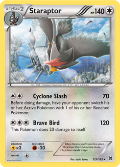 Staraptor 127/162 Pokémon card from Breakthrough for sale at best price