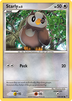 Starly 129/147 Pokémon card from Supreme Victors for sale at best price