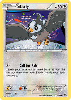 Starly 125/162 Pokémon card from Breakthrough for sale at best price