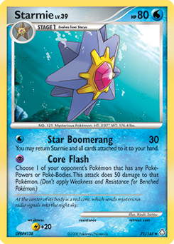 Starmie 71/146 Pokémon card from Legends Awakened for sale at best price