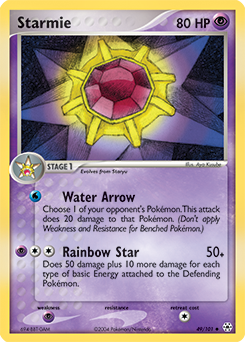 Starmie 49/101 Pokémon card from Ex Hidden Legends for sale at best price