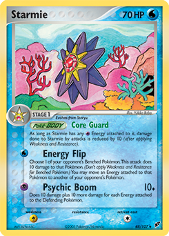 Starmie 48/107 Pokémon card from Ex Deoxys for sale at best price
