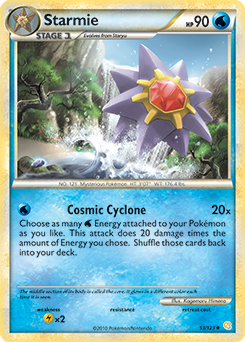 Starmie 53/123 Pokémon card from HeartGold SoulSilver for sale at best price