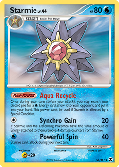 Starmie 50/111 Pokémon card from Rising Rivals for sale at best price