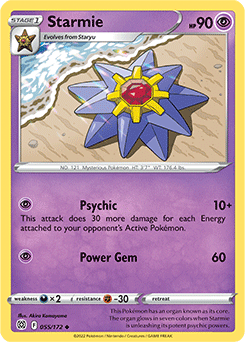 Starmie 055/172 Pokémon card from Brilliant Stars for sale at best price