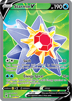 Starmie V 166/189 Pokémon card from Astral Radiance for sale at best price