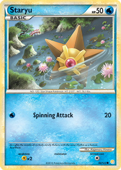 Staryu 84/123 Pokémon card from HeartGold SoulSilver for sale at best price