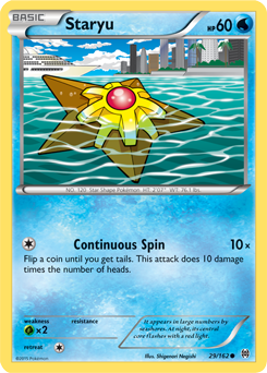 Staryu 29/162 Pokémon card from Breakthrough for sale at best price