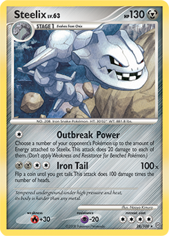 Steelix 28/100 Pokémon card from Stormfront for sale at best price