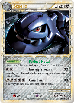 Prime Pokémon Pokémon card Steelix 87/95 from Unleashed expansion
