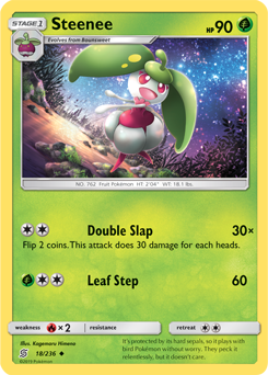 Steenee 18/236 Pokémon card from Unified Minds for sale at best price