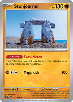 Stonjourner 121/198 Pokémon card from Scarlet & Violet for sale at best price