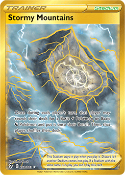 Stormy Mountains 232/203 Pokémon card from Evolving Skies for sale at best price