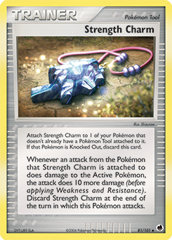 Strength Charm 81/101 Pokémon card from Ex Dragon Frontiers for sale at best price