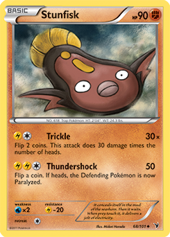 Stunfisk 68/101 Pokémon card from Noble Victories for sale at best price