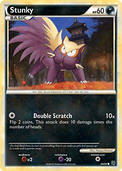 Stunky 69/90 Pokémon card from Undaunted for sale at best price