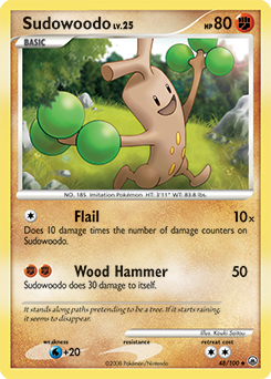 Sudowoodo 48/100 Pokémon card from Majestic Dawn for sale at best price