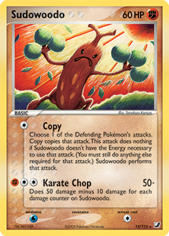 Sudowoodo 15/115 Pokémon card from Ex Unseen Forces for sale at best price