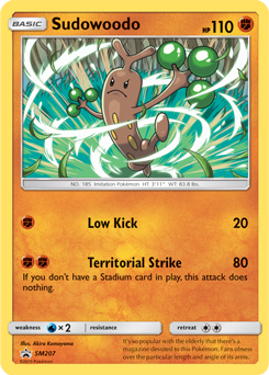 Sudowoodo SM207 Pokémon card from Sun and Moon Promos for sale at best price