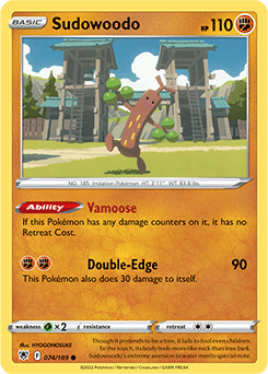 Sudowoodo 074/189 Pokémon card from Astral Radiance for sale at best price