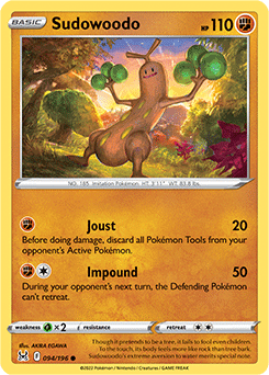 Sudowoodo 094/196 Pokémon card from Lost Origin for sale at best price