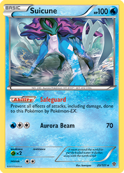 Suicune 20/101 Pokémon card from Plasma Blast for sale at best price