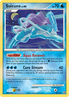 Suicune 19/132 Pokémon card from Secret Wonders for sale at best price