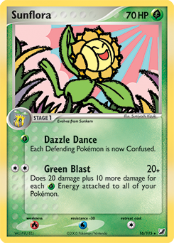 Sunflora 16/115 Pokémon card from Ex Unseen Forces for sale at best price