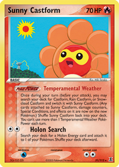 Sunny Castform 31/113 Pokémon card from Ex Delta Species for sale at best price