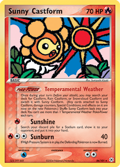 Sunny Castform 26/101 Pokémon card from Ex Hidden Legends for sale at best price