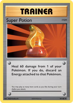 Super Potion 87/108 Pokémon card from Evolutions for sale at best price