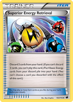Superior Energy Retrieval 103/116 Pokémon card from Plasma Freeze for sale at best price
