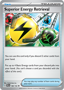 Superior Energy Retrieval 189/193 Pokémon card from Paldea Evolved for sale at best price