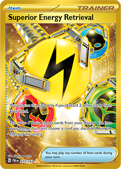Superior Energy Retrieval 277/193 Pokémon card from Paldea Evolved for sale at best price