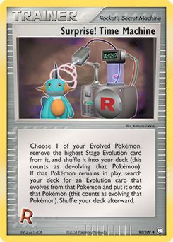 Carte Pokémon Surprise! Time Machine 91/109 de la série Ex Team Rocket Returns en vente au meilleur prix