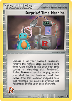 Surprise! Time Machine 91/109 Pokémon card from Ex Team Rocket Returns for sale at best price