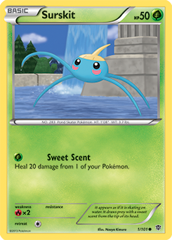 Surskit 1/101 Pokémon card from Plasma Blast for sale at best price