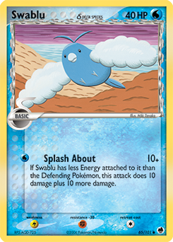 Swablu 65/101 Pokémon card from Ex Dragon Frontiers for sale at best price