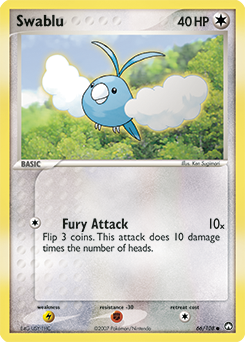Swablu 66/108 Pokémon card from Ex Power Keepers for sale at best price