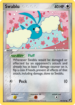 Swablu 79/107 Pokémon card from Ex Deoxys for sale at best price